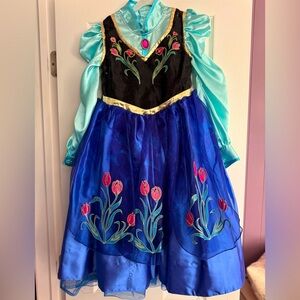 Princess Anna from Frozen costume size 5-6.